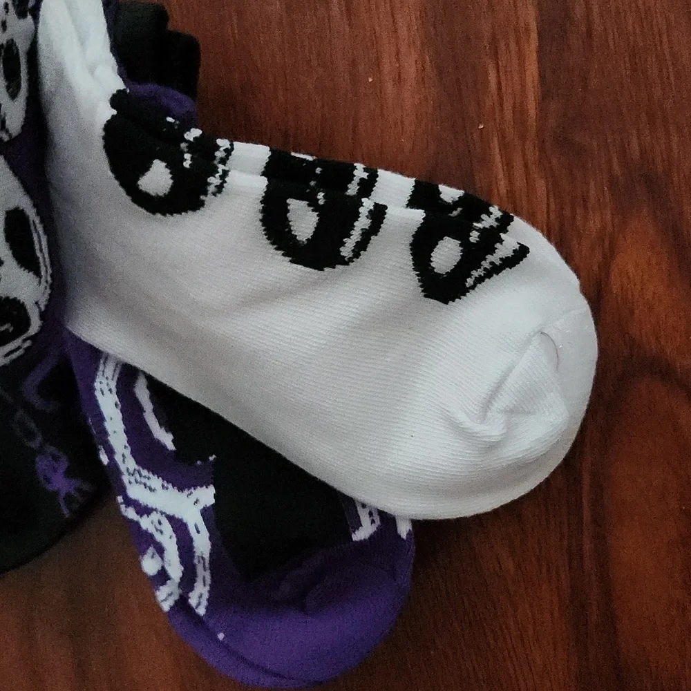 Nightmare Before Christmas Socks Jack & Sally No Show Shoe size 4-10 NEW